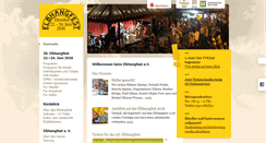 Desktop Screenshot of elbhangfest.de