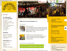 Tablet Screenshot of elbhangfest.de
